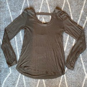 Cha Sor Olive long sleeve top